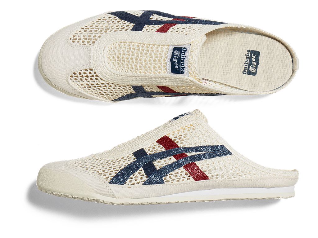 Onitsuka Tiger Mexico 66 Sabot - Cream/Mako Blue
