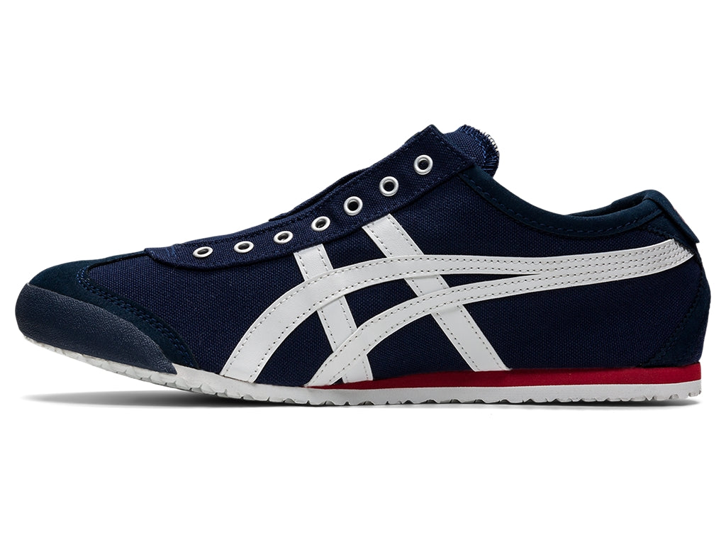 onitsuka tiger mexico 66 slip-on - navy off-white red
