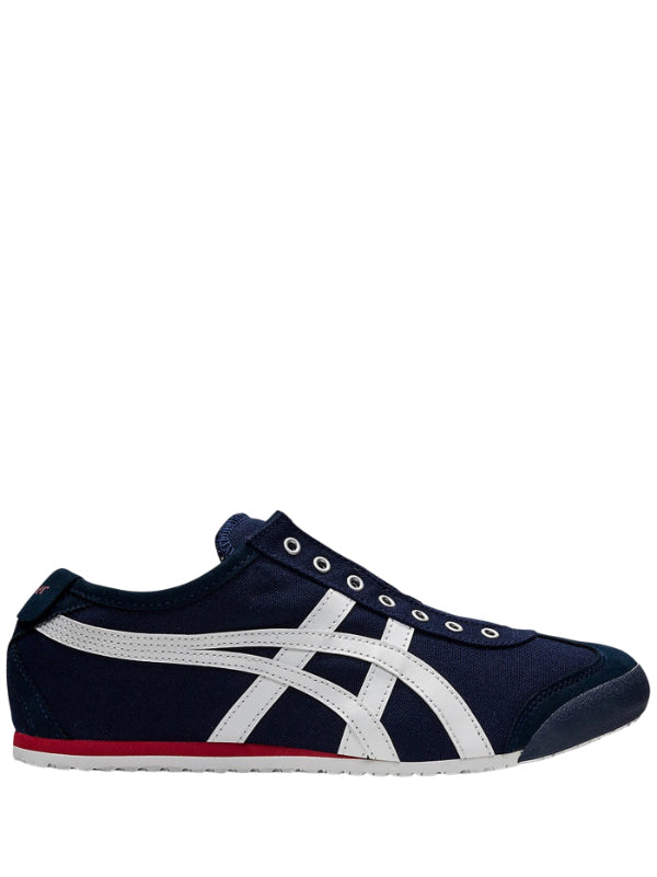 onitsuka tiger mexico 66 slip-on - navy off-white red